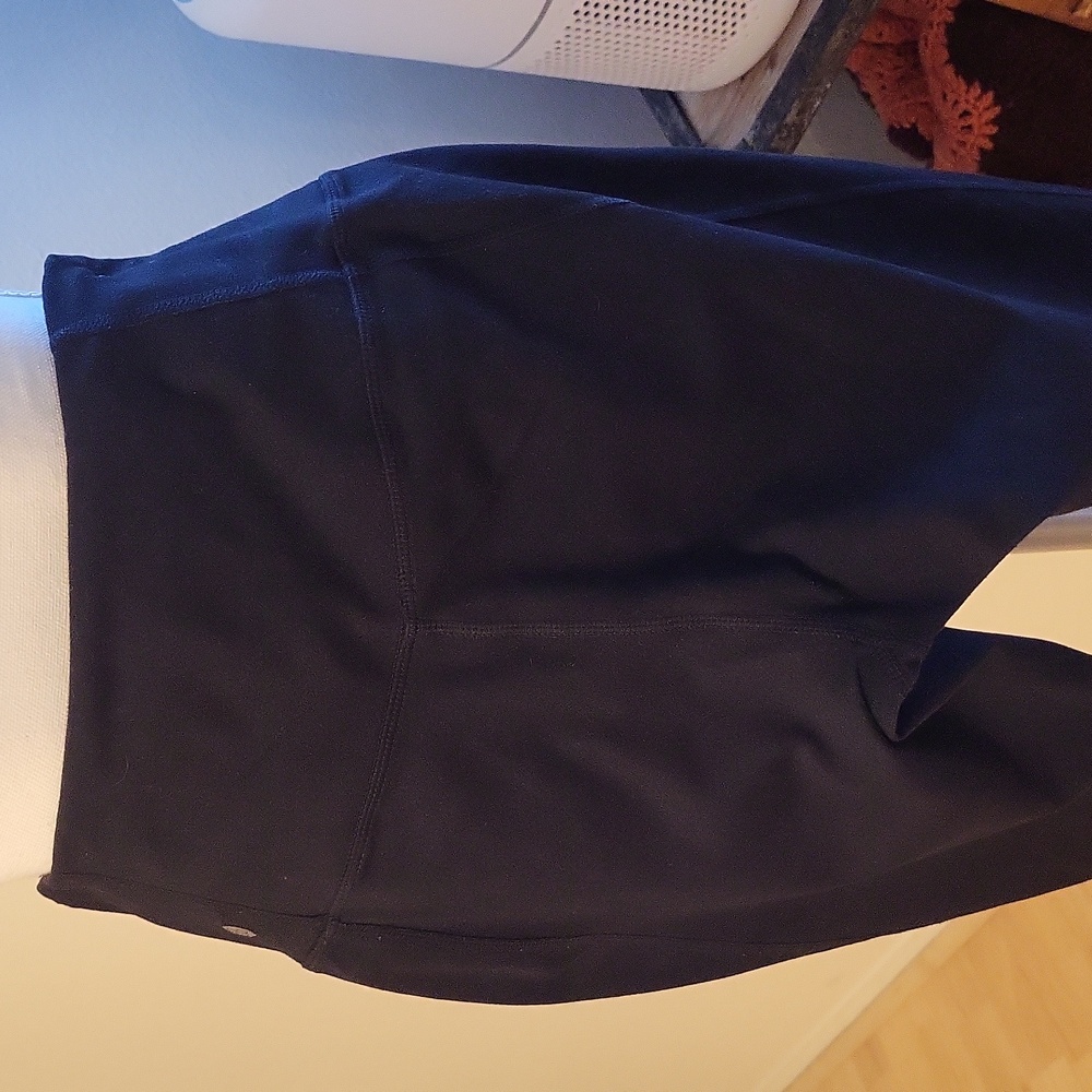 Zella Black Ankle Leggings w Small Pocket